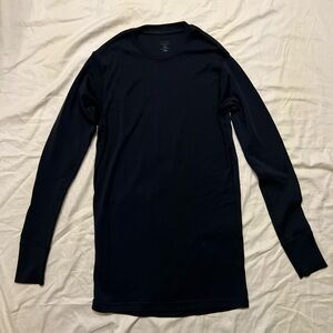 Woolx Men’s merino black base layer medium